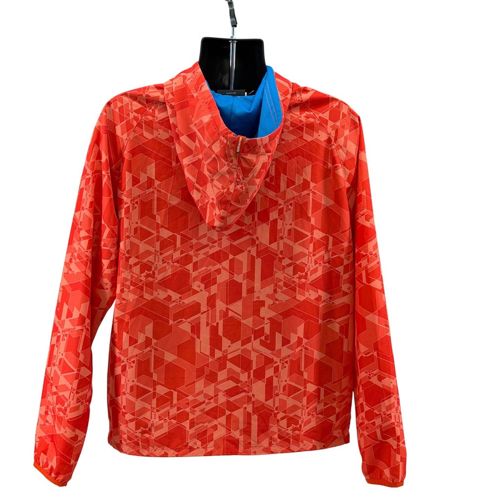 Ecko Function Jacket Mens Medium Orange Geometric… - image 2